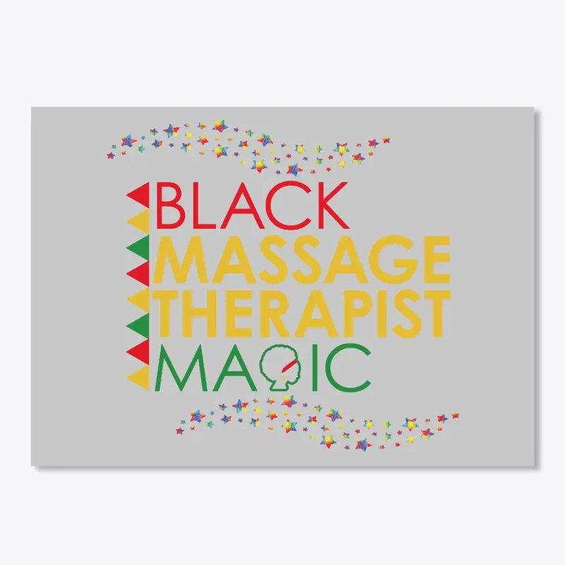 Black Massage Therapist Magic Cool Gift